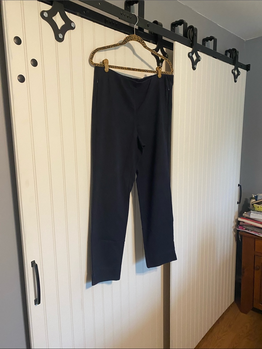 J. Jill Essential Cotton Stretch Straight-Leg Pants Size 12